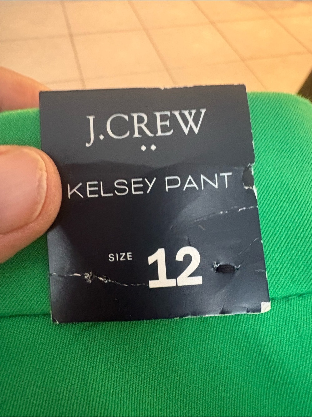 J. Crew Kelly Green Boot-Cut Pants - Picture 4 of 7